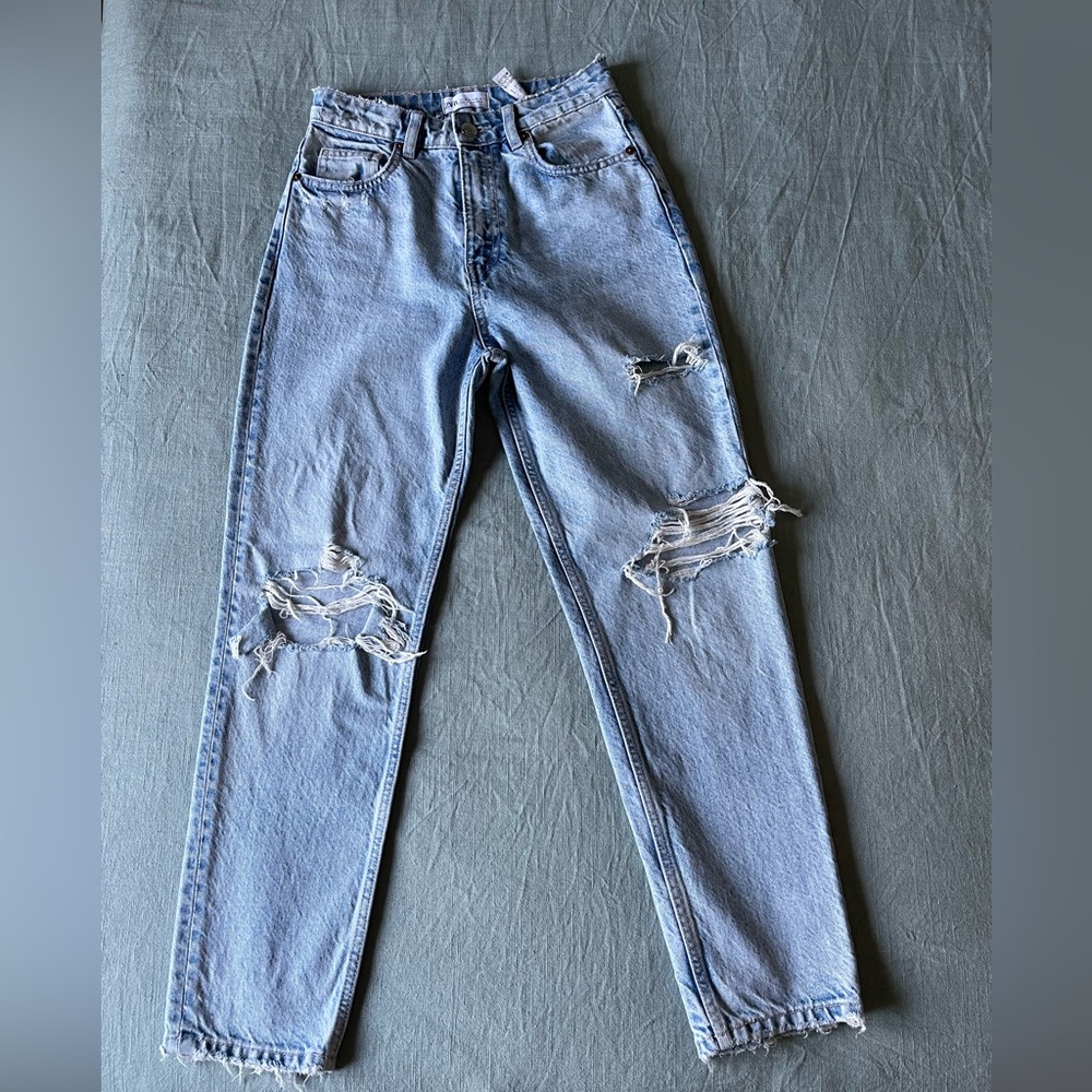 Zara, Straight Jeans, Size US 4